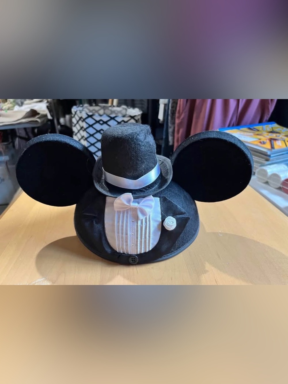 Disney Mickey Mouse Groom Tuxedo Ear Hat